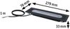 Paulmann 94671 LED Wandfluter Ito 279x76 mm IP67 3000K Anthrazit Bild 3