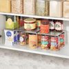 Regaleinsatz Geschirrablage ausziehbar Organizer Küche mDesign 4er Set Silber Bild 3