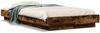 vidaXL Bettgestell Räuchereiche 75x190 cm Holzwerkstoff 3281249 Bild 2