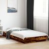vidaXL Bettgestell Räuchereiche 75x190 cm Holzwerkstoff 3281249 Bild 1