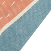 Kinderteppich Baumwolle blau orange 80 x 150 cm Faultier-Motiv ISAK Bild 4