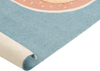 Kinderteppich Baumwolle blau orange 80 x 150 cm Faultier-Motiv ISAK Bild 5