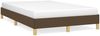 vidaXL Bettgestell ohne Matratze Dunkelbraun 120x190 cm Stoff 3269615 Bild 2