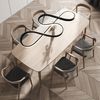 ZMH LED Pendelleuchte Esstisch Hängelampe Dimmbar - Hängeleuchte Schwarz 47W Esstischlampe mit Fernbedienung Esszimmerlampe Modern Design Pendellampe für Esszimmer Arbeitszimmer Wohnzimmer Küche Büro Bild 5