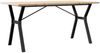 vidaXL Esstisch Y-Gestell 160x80x75,5 cm Massivholz Kiefer & Stahl 3282787 Bild 2