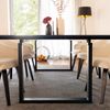 HOME DELUXE Esstisch Eckig AVENCIA inkl. U-Fuß - 240 x 120 cm Dark Oak Bild 3