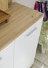 Kommode BC Sideboard mit 3 Schubladen Weiß / Artisan Eiche Nb. ca. 180 x 86 x 38 cm Bild 5