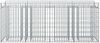 vidaXL Gabionen-Hochbeet 2 pcs Silber 3422221 Bild 5