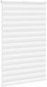 vidaXL Doppelrollo Weiß 145x200 cm Stoffbreite 140,9 cm Polyester 4014790 Bild 3