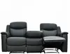 Vente-unique - EVASION Couchgarnitur Leder Grau - B 96 cm x H 100 cm x L 205 cm156 cm Bild 4