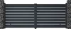 Vente-unique - PRIMO Eingangstor Metall Grau - B 4,6 cm x H 161 cm x L 392 cm Bild 3