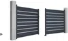 Vente-unique - PRIMO Eingangstor Metall Grau - B 4,6 cm x H 161 cm x L 392 cm Bild 4