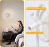ZMH Deckenlampe LED Deckenleuchte Dimmbar: 40cm Schlafzimmerlampe Modern Design 37W Wohnzimmerlampe mit Strahler Weiß mit Fernbedienung Küchenlampe für Schlafzimmer Haus Wohnung Wohnzimmer Bild 5