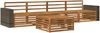 vidaXL Outdoor-Sofagarnitur 5 pcs Natur Massivholz Akazie 3383007 Bild 2