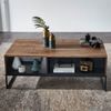 'Manhattan' Couchtisch, MDF Haveleiche Cognac, 115 x 42 x 65 cm Bild 4