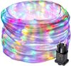LMaxhome LED-Lichterkette 10-100M Lichterschlauch Weihnachten Party Beleuchtung Speicherfunktion, 100-800LEDs, 8 Modi, Wasserdichte Weihnachtsbeleuchtung Außen Garten Bild 5