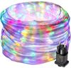 LMaxhome LED-Lichterkette 10-100M Lichterschlauch Weihnachten Party Beleuchtung Speicherfunktion, 100-800LEDs, 8 Modi, Wasserdichte Weihnachtsbeleuchtung Außen Garten Bild 4