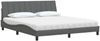 vidaXL Bett mit Matratze "Hanko" Dunkelgrau 180x200 cm Stoff 3310546 Bild 4
