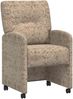 vidaXL Esszimmerstühle mit Rollen 2 pcs Hellgrau 57 x 67 x 95 cm 42017844 Bild 2