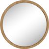 Wandspiegel >Anacortes< in Eiche aus Massivholz,Spiegelglas - 40x40cm (BxT) Bild 3