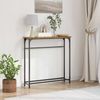 Konsolentisch, Beistelltisch, Konsole mit Regal Altholz 75 x 19,5 x 75 cm Holzwerkstoff Bild 2