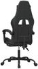 vidaXL Gaming-Stuhl mit Fußstütze Drehbar Schwarz Kunstleder [349587] Bild 5