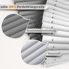 Premium Plissee ohne Bohren Verdunkelung Klemmfix Grau 80x220cm Thermo Plissee Bild 2