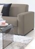 Dmora 2-Sitzer festes Sofa Azzurrite, Wohnzimmersofa aus gepolstertem Stoff, Standardarmlehnen, 100 % Made in Italy, cm 180x95h90, Taupe Bild 4