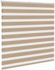 vidaXL Doppelrollo Sandbraun 145x150 cm Stoffbreite 140,9 cm Polyester 4014556 Bild 3