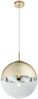Globo Varus Hängeleuchte gold, transparent E27 dimmbar 30x120cm Bild 2