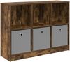 vidaXL Sideboard mit Schubladen Geräucherte Eiche 102 x 32 x 73,5 cm 8000520 Bild 2