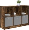 vidaXL Sideboard mit Schubladen Geräucherte Eiche 102 x 32 x 73,5 cm 8000520 Bild 3