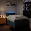 vidaXL Boxspringbett mit Matratze Blau 120x200 cm Stoff 3288175 Bild 5