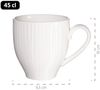 Mäser 931462 Frühstücksset Dalia für 6 Personen, Porzellan, weiß (1 Set, 18-teilig) Bild 4