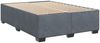 vidaXL Boxspringbett mit Matratze Dunkelgrau 140x190 cm Samt 3290919 Bild 5