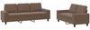 vidaXL 2-tlg. Sofagarnitur Braun Stoff 3201901 Bild 2