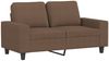 vidaXL 2-tlg. Sofagarnitur Braun Stoff 3201901 Bild 3