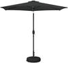 vidaXL Gartenparasol mit LED-Lichtern und Sockel 270 x 270 cm 42036260 Bild 2