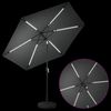 vidaXL Gartenparasol mit LED-Lichtern und Sockel 270 x 270 cm 42036260 Bild 4