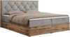 Boxspringbett, Schlafzimmerbett, Bettkasten - VENETO - 200 x 200 cm - Hellgrau Velvet - H4 Bild 4
