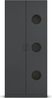 rauch Allrounder, Wäscheschrank, 2-türig, Farbe Grau metallic, BxHxT 91x210x54cm Bild 2