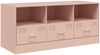 vidaXL TV-Schrank Rosa 99x39x44 cm Stahl 841734 Bild 2