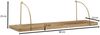 Wandregal - 80cm (L) Bild 3