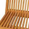 vidaXL Gartenstühle mit Weinroten Kissen 2 Stk. Massivholz Teak 3062469 Bild 5