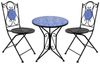 HTI-Living Garten-Essgruppe Sitzgruppe Metall Bistro Set mit Motiv Mosaik für Balkon und Terrasse, (Set, 3-tlg, 1 Tisch 2 Stühle), Sitzgruppe Essgruppe Balkonset Bild 2