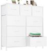Refined Living Kommode Schubkastenkommode mit 2/4/5 /7/8/9 Schubladen stabilem Stahlrahmen (Sideboards mit Holzplatte und leicht zu ziehendem Griff für Schränke, wasserdicht Geeignet für Wohnzimmer, Kinderzimmer, Flur, Schlafzimmer), Große Kapazität, A... Bild 4