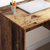 vidaXL Schreibtisch mit Regal Altholz 90 x 49 x 75 cm Holzwerkstoff 869272 Bild 4