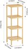Bambusregal Badregal 4 Ebenen Organizer Wohnzimmer Küche Schlafzimmer Natur Bild 3