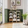 Bambusregal Badregal 4 Ebenen Organizer Wohnzimmer Küche Schlafzimmer Natur Bild 5