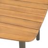vidaXL Couchtisch 150x90x72 cm Massivholz Akazie und Stahl 44234 Bild 3
